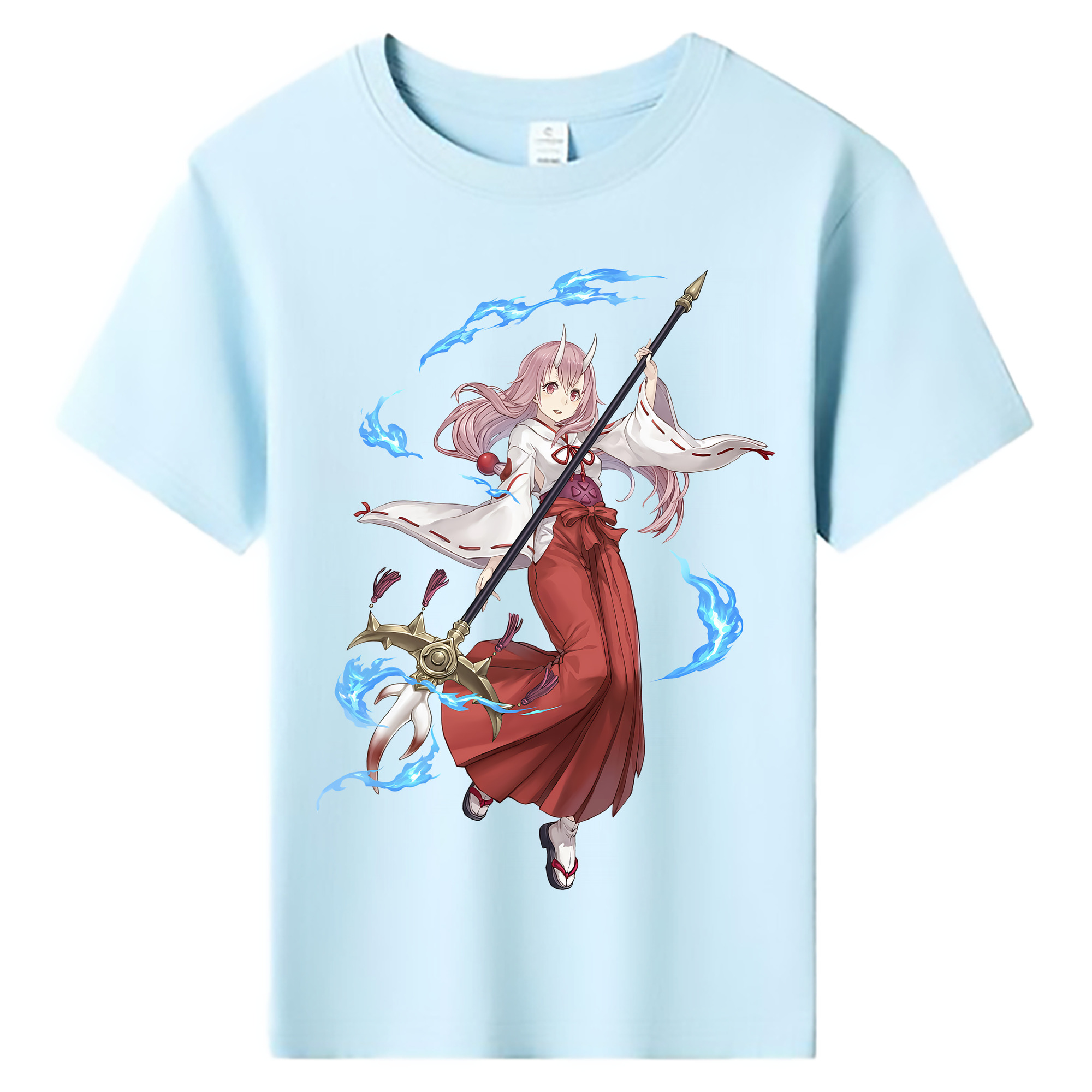 （画像用） 転スラ Regarding Reincarnated to Slime 綿100％キッズTシャツ（フロントプリント）